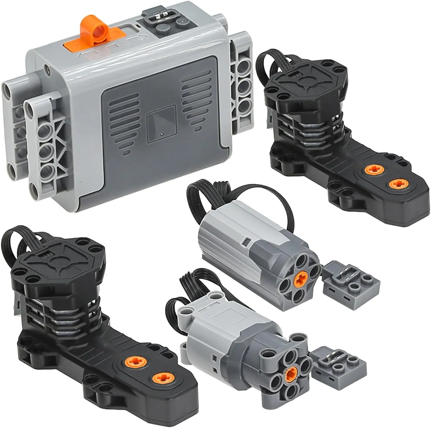 Motor-Kit Power-Function Building Block Compatible with Major Technic Motor Brands,Power Function Kits M/L Motors Battery Packs Buggy Motors
