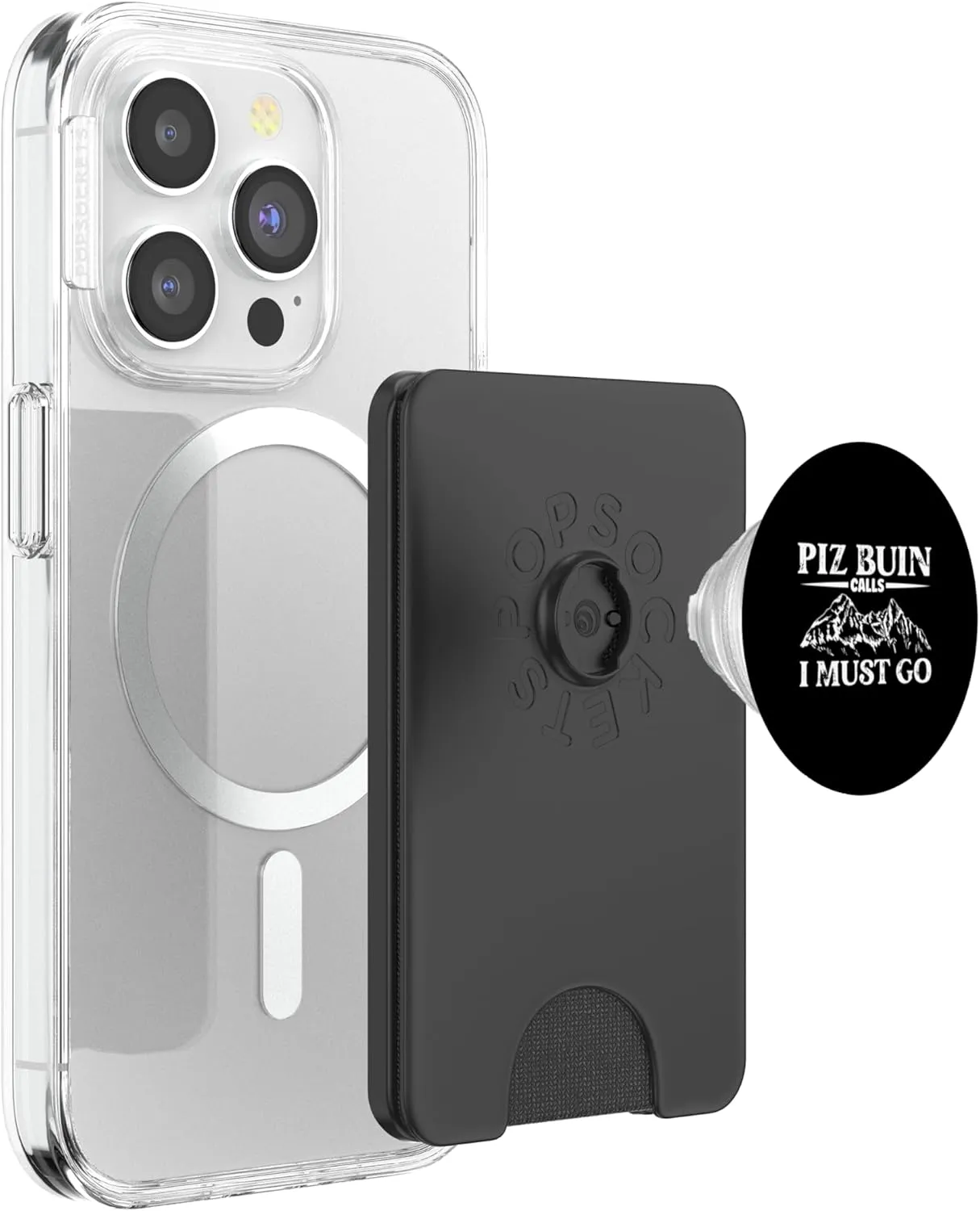 Mountain calling - Piz Buin PopSockets PopWallet for MagSafe