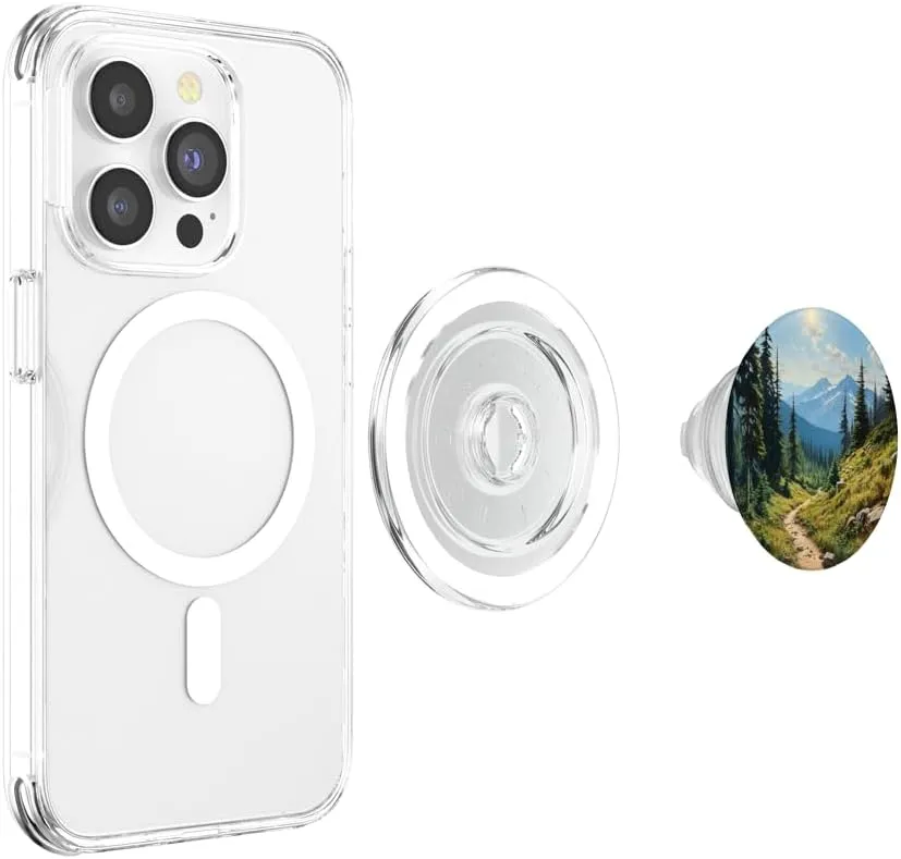 Mountains Wilderness Forest Hiking Pine Tree Nature PopSockets PopGrip for MagSafe
