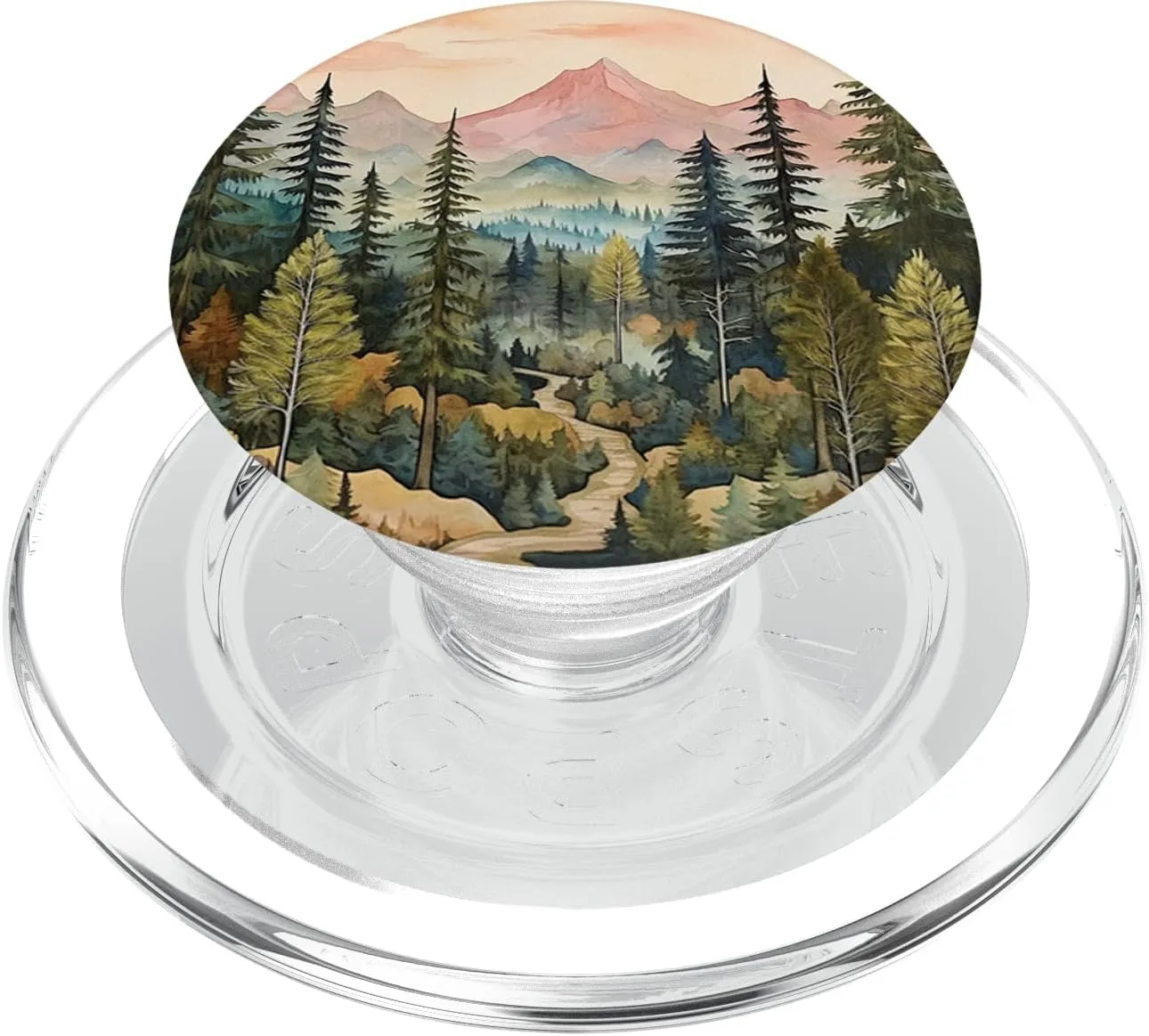 Mountains Wilderness Forest Hiking Pine Tree Nature PopSockets PopGrip for MagSafe