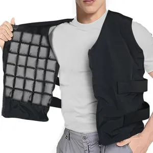 MR.ICE Cooling Vest for Men & Women - Adjustable Ice Vest for Motorcycle, Workers, Sports, Outdoor, Heat Relief