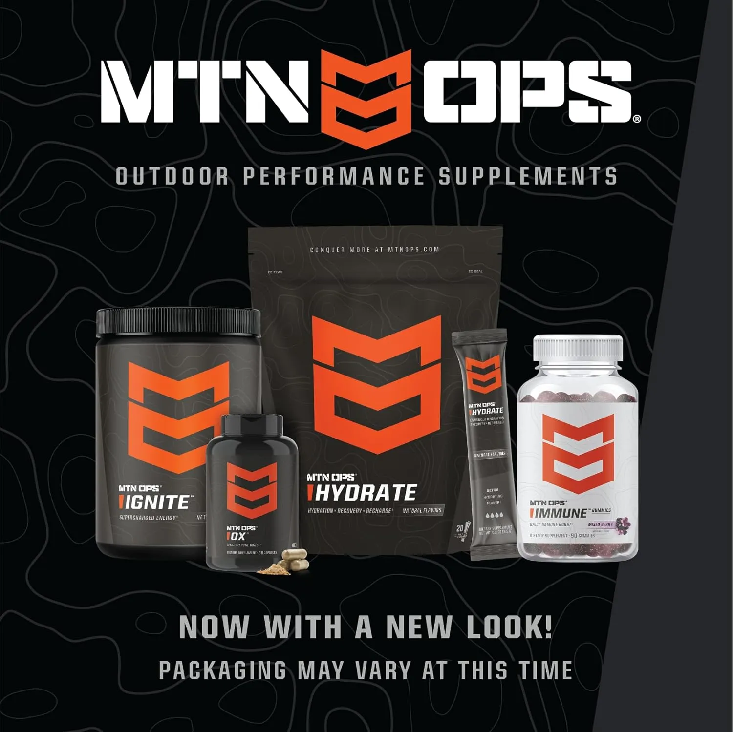 MTN OPS Enduro Trail Packs Nitric Oxide Stim Free Pre Workout | Magnesium Citrate, L Arginine & L Citrulline Caffeine Free Preworkout | 20 Serving Raspberry
