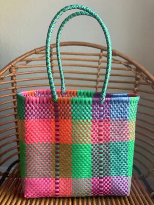 Multicolor Woven Tote