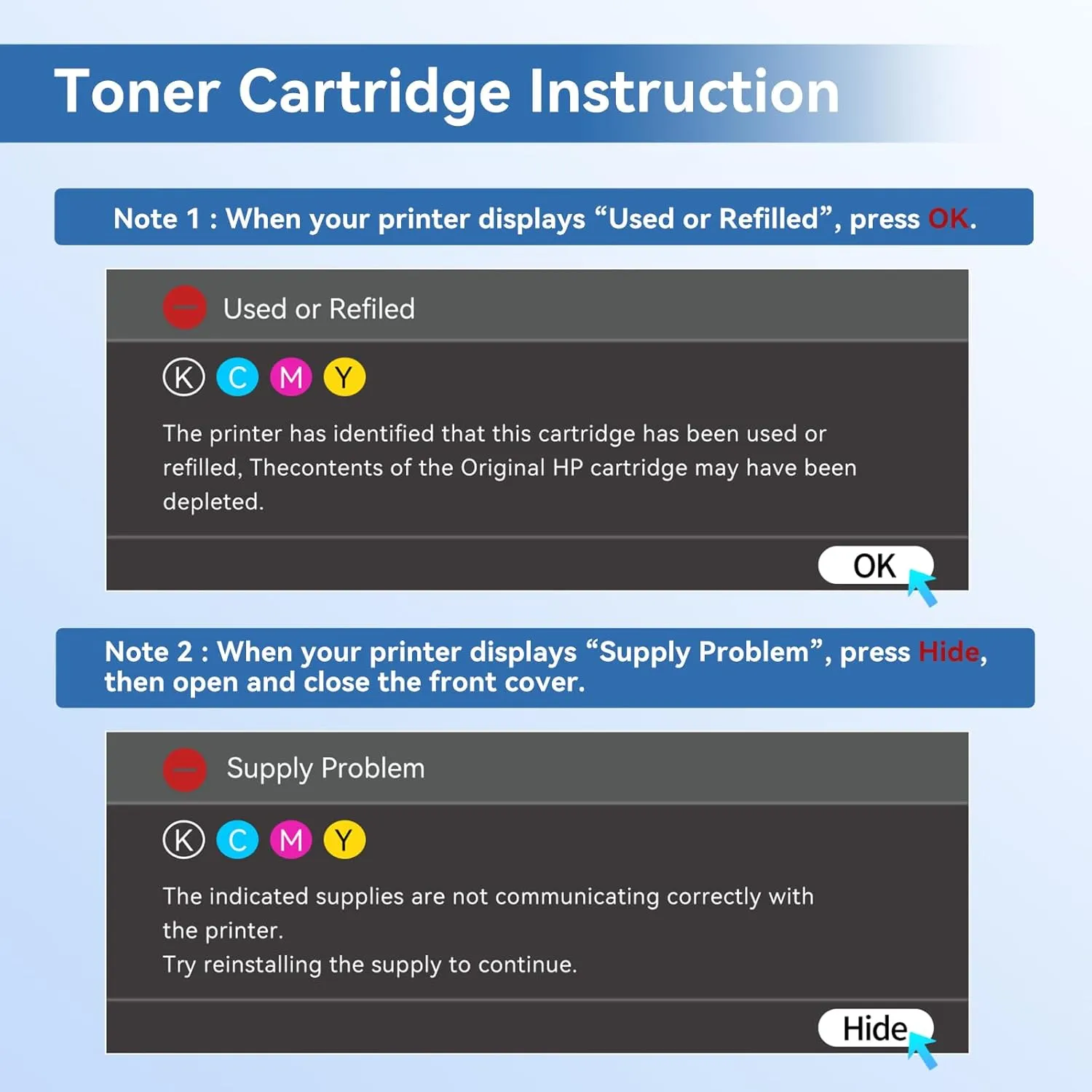 MYTONER 218A Toner Cartridges 4 Pack (NO CHIP) Compatible Replacement for HP 218A 218X W2180A W2180X for Color Laserjet MFP 3301fdw 3301cdw 3301sdw Pro 3201dw Printer High Yield Ink B/C/M/Y