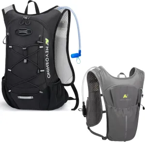 N NEVO RHINO Water Running Vest with 2L Water Bladder, Running Vest with 1.5L Water Bladder, Hydration Water Vest for Hiking, Trail Running, Marathons, Cycling