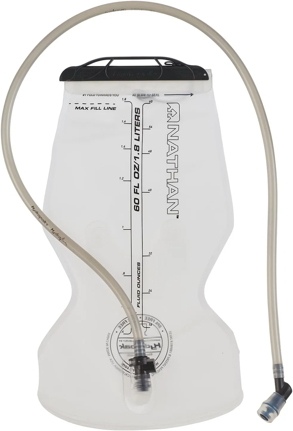Nathan Replacement Bladder - 1.8 Liter (1.8L) / for Hydration Vests, Hydration Pack. Leak Proof. BPA Free!