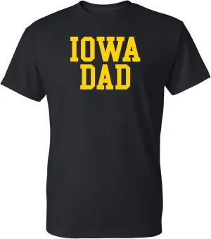 NCAA Basic Block Dad, Team Color T Shirt, College, University