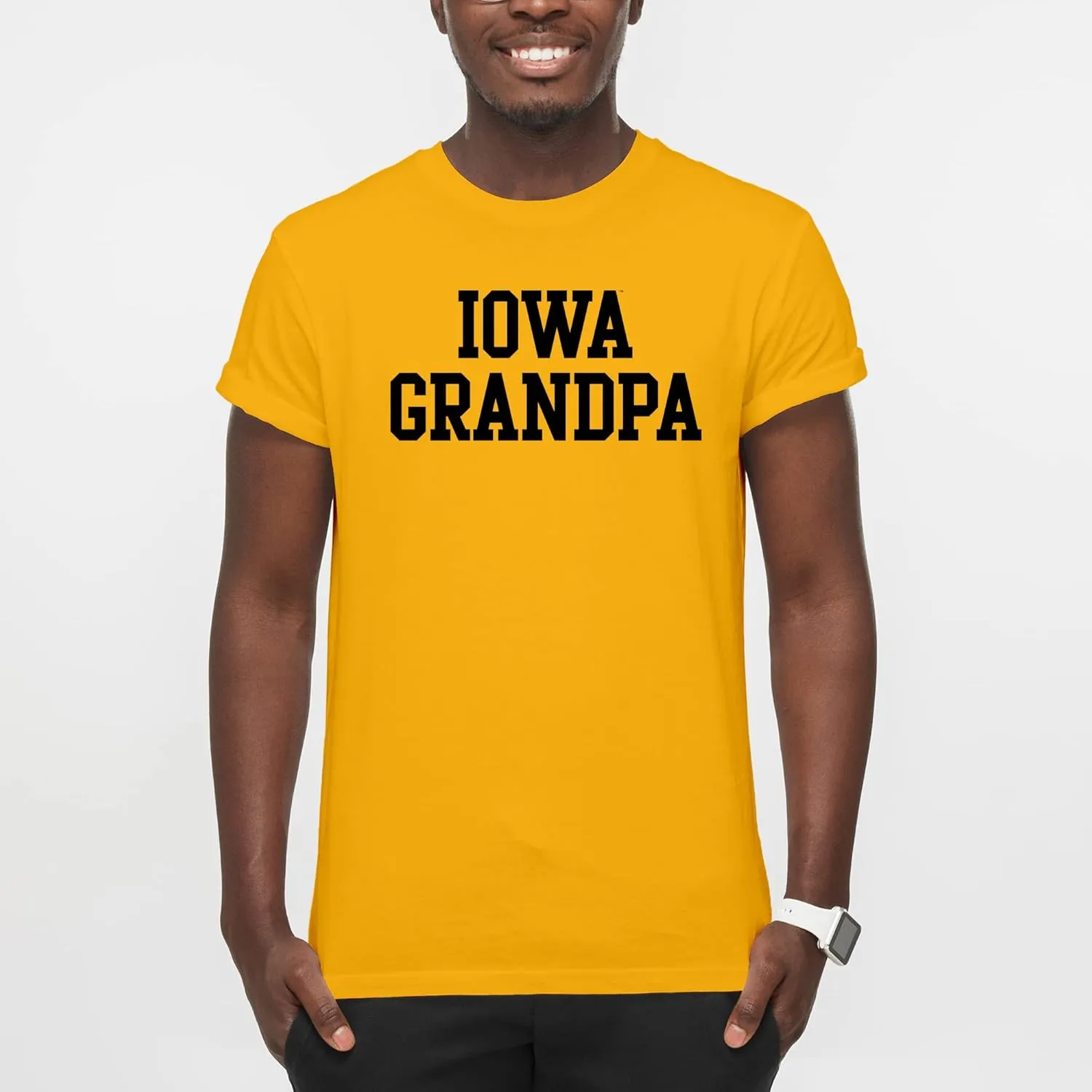 NCAA Basic Block Grandpa, Team Color T Shirt, College, University