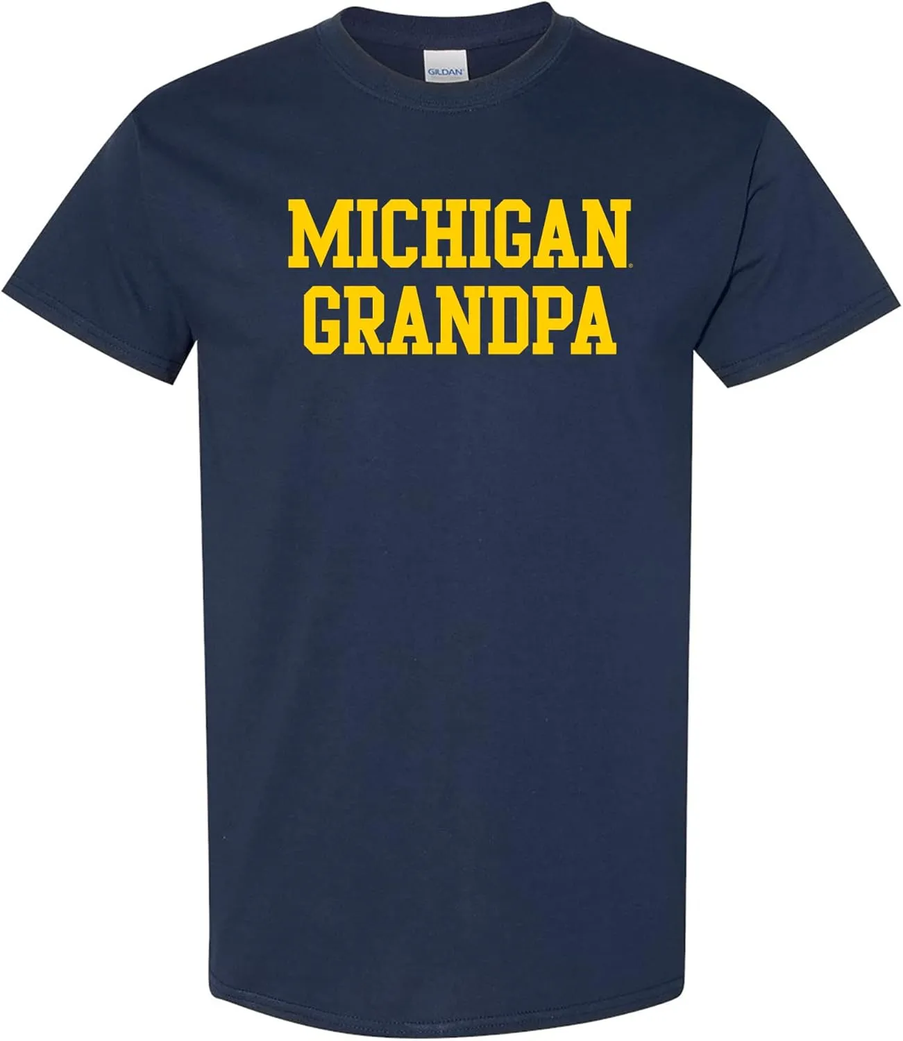 NCAA Basic Block Grandpa, Team Color T Shirt, College, University