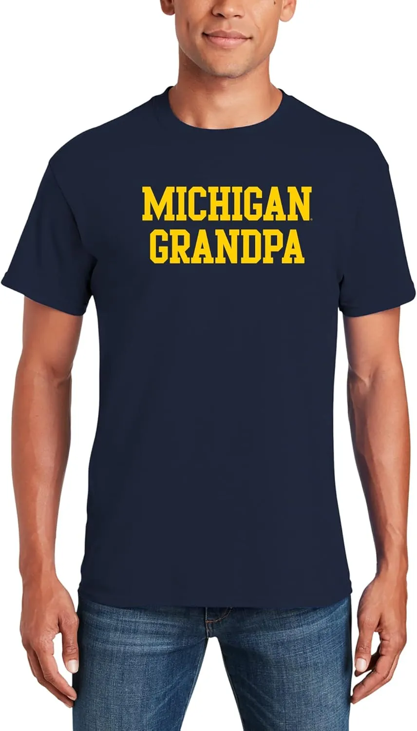 NCAA Basic Block Grandpa, Team Color T Shirt, College, University