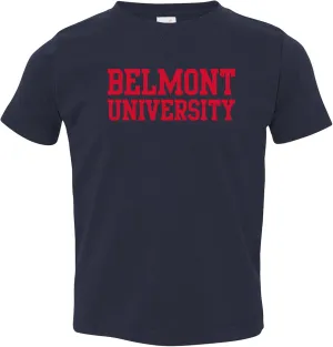 NCAA Basic Block, Team Color Toddler T Shirt, College, University