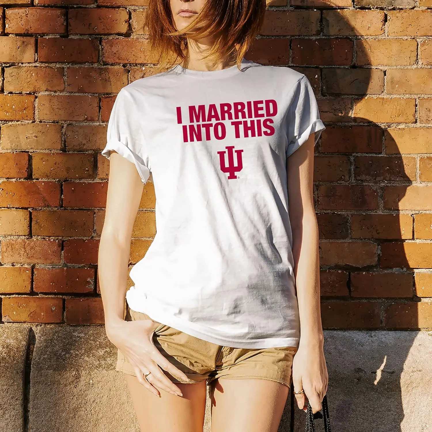 NCAA I Married Into This, Team Color T Shirt, College, University