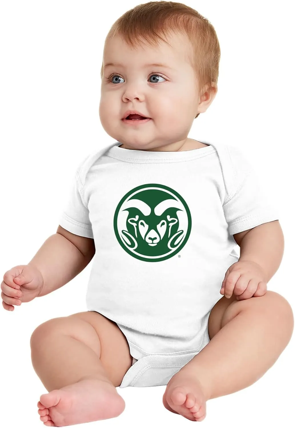 NCAA Primary Logo, Team Color Infant Creeper Bodysuit, College, University