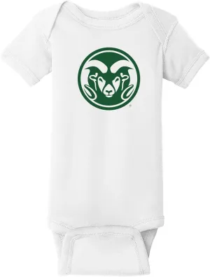 NCAA Primary Logo, Team Color Infant Creeper Bodysuit, College, University