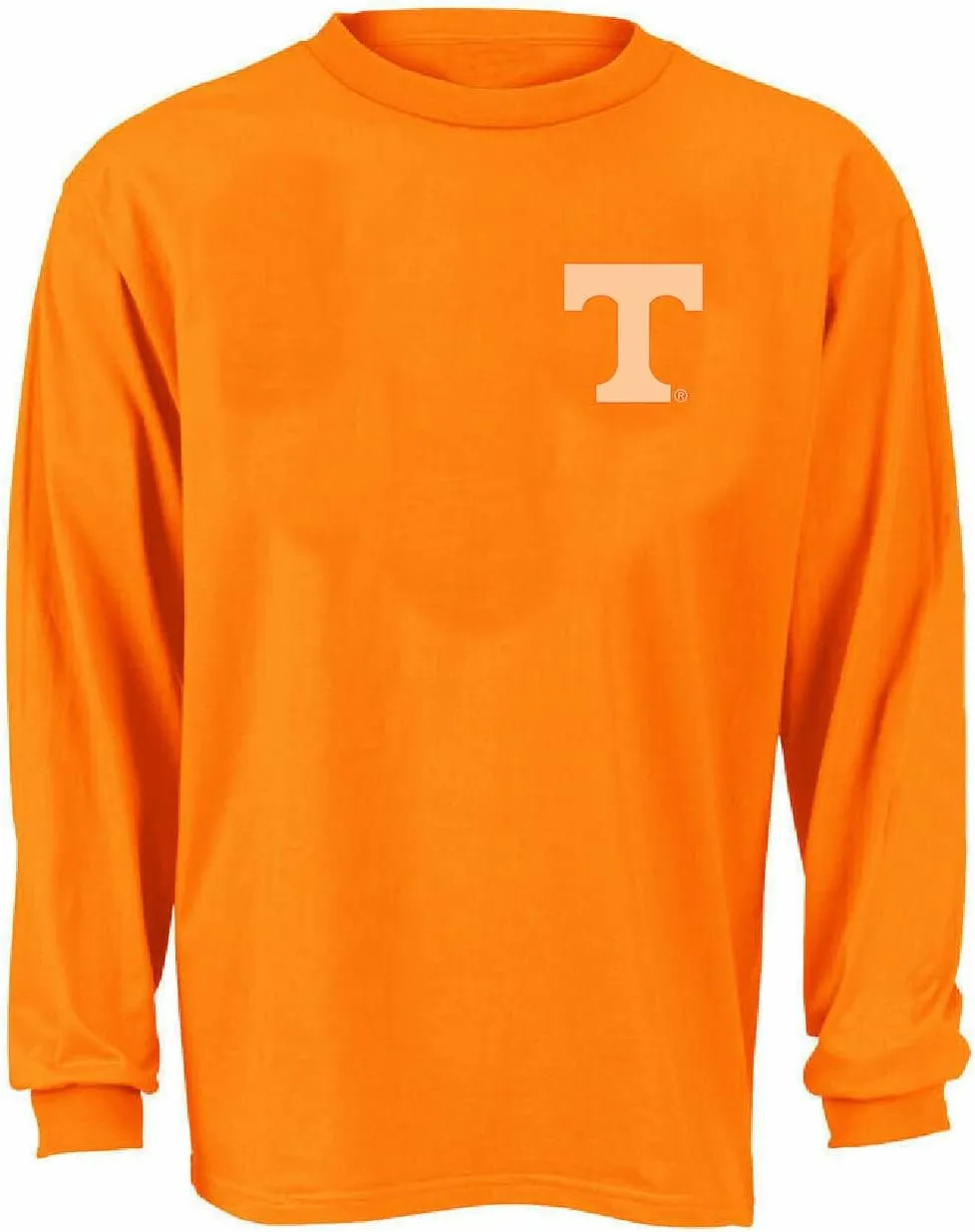 New World Graphics Tennessee Vols Men's Orange 2 Sided Smokey Portrait Long Sleeve T Shirt