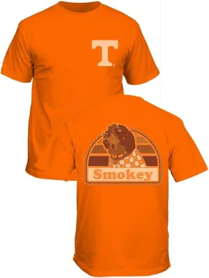 New World Graphics Tennessee Vols Men's Orange 2 Sided Smokey Portrait Short Sleeve T Shirt