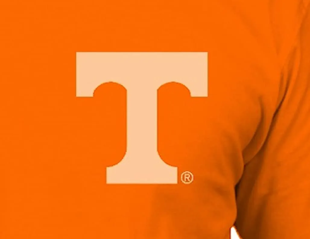 New World Graphics Tennessee Vols Men's Orange 2 Sided Smokey Portrait Short Sleeve T Shirt
