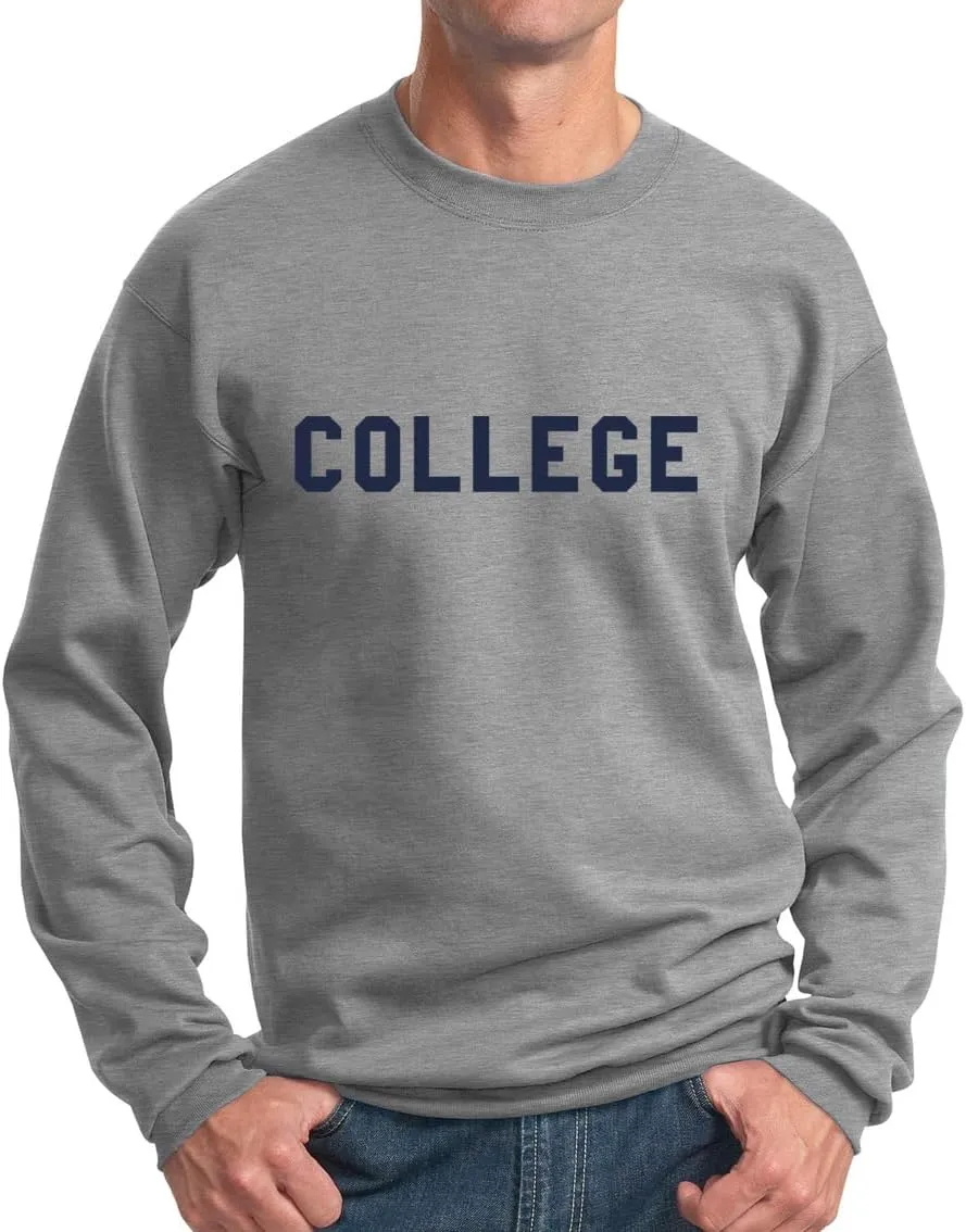 New York Fashion Police College Sweatshirt - Belushi Bluto Tribute 70s Comedy Crewneck - Men's Grey Large