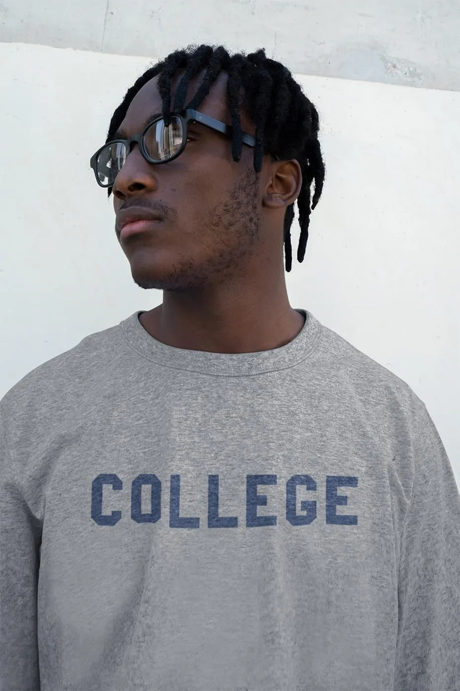 New York Fashion Police College Sweatshirt - Belushi Bluto Tribute 70s Comedy Crewneck - Men's Grey Large