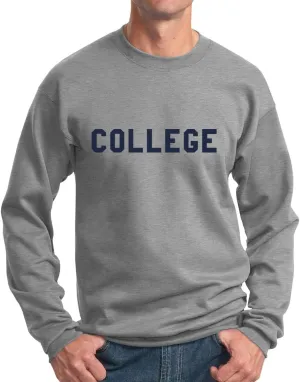 New York Fashion Police College Sweatshirt - Belushi Bluto Tribute 70s Comedy Crewneck - Men's Grey Large