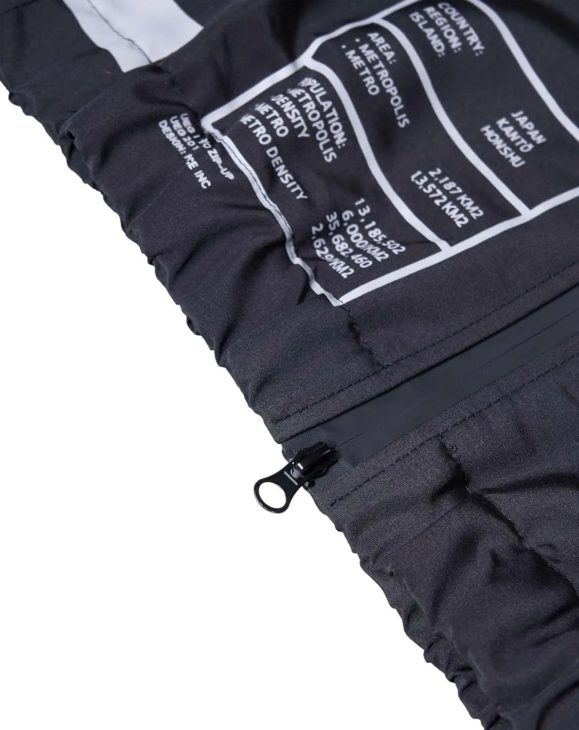 Niepce Inc Japanese Streetwear Zip Up Windbreaker Jackets for Men