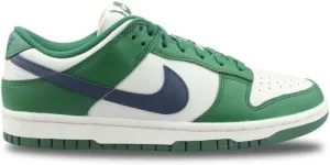 Nike Women's W Dunk Low Basketball Shoes, Gorge Green Midnight Navy, 9 Women