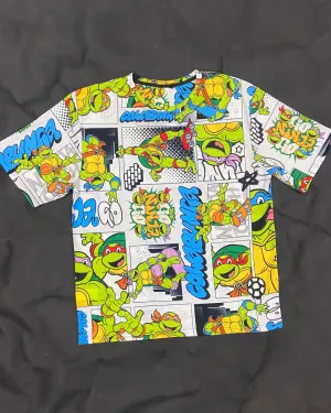 Ninja Turtles Cowabunga Oversized T-shirt