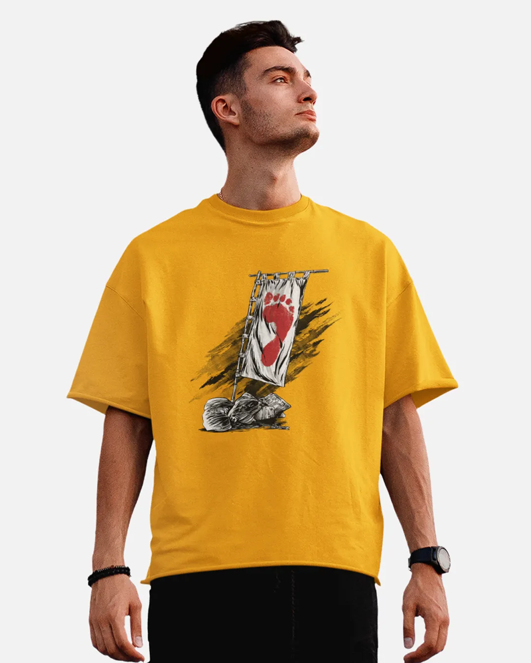Ninja Turtles Shredder Foot Clan Oversized 100% Cotton Tshirt
