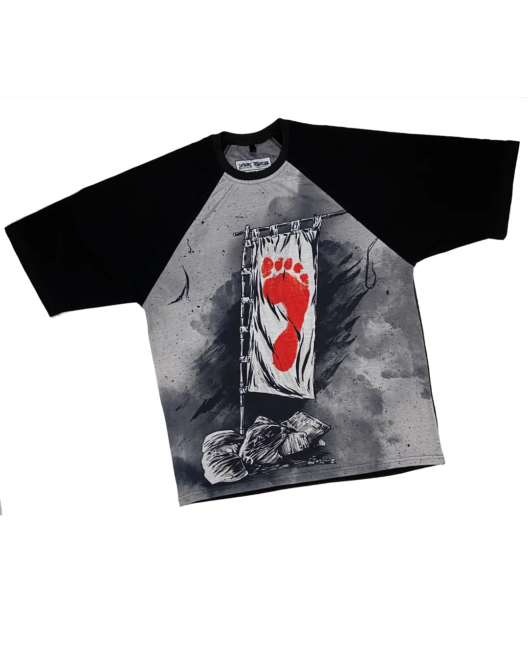 Ninja Turtles Shredder Foot Clan Oversized Raglan T-shirt