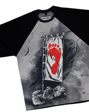 Ninja Turtles Shredder Foot Clan Oversized Raglan T-shirt
