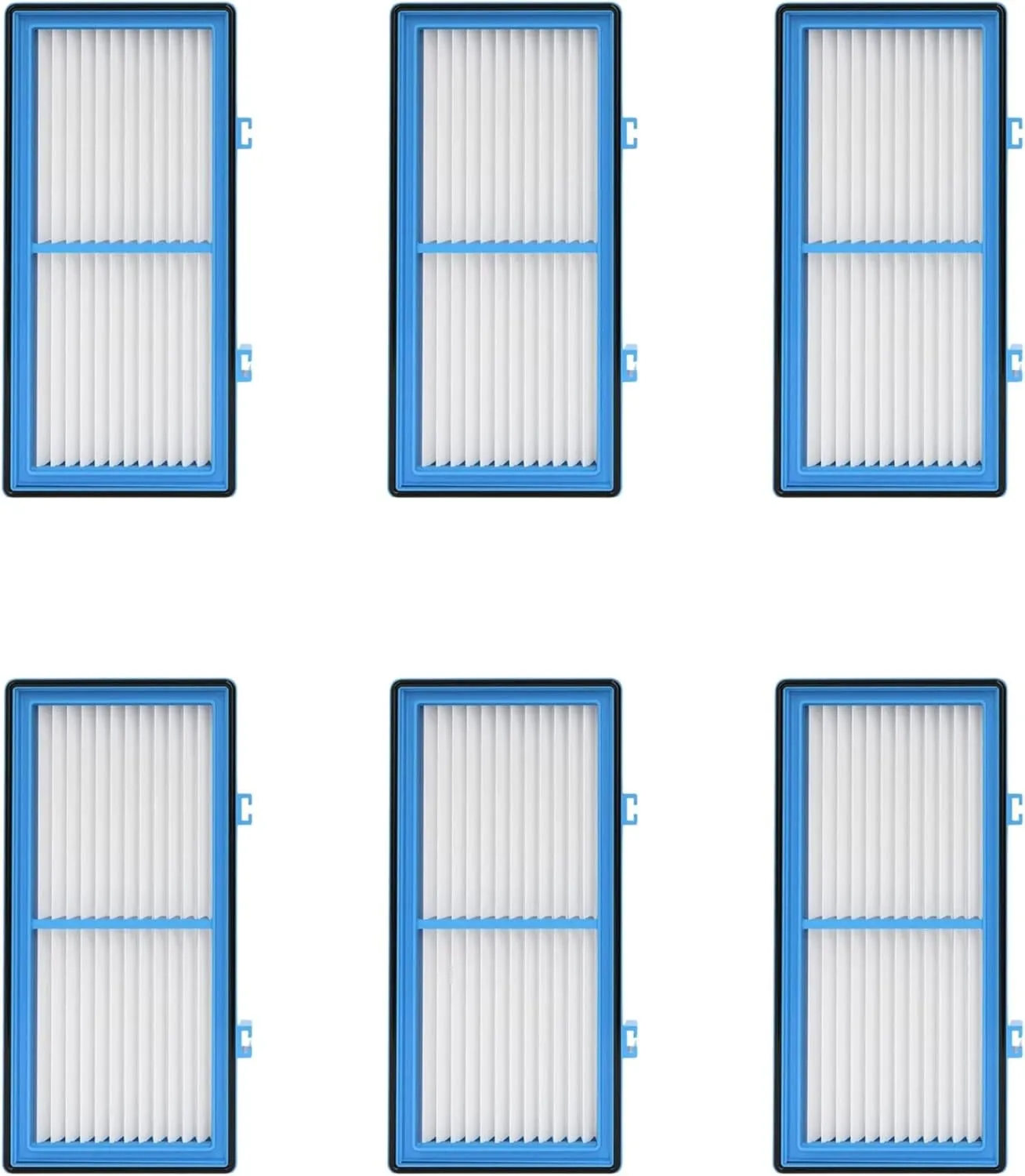 Nispira AER1 Filter Replacement for Holmes Air Purifier HAPF30AT HAP242-NUC Total Air HEPA 6 Packs, 1.2 x 10 x 4.6 Inches