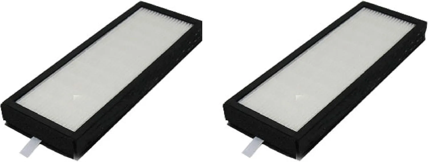 Nispira AH60010 True HEPA Filter Replacement for Hoover Air Purifier WH10100 WH10200 Oreck AK60010QPC, WK17004QPC, 2 Packs