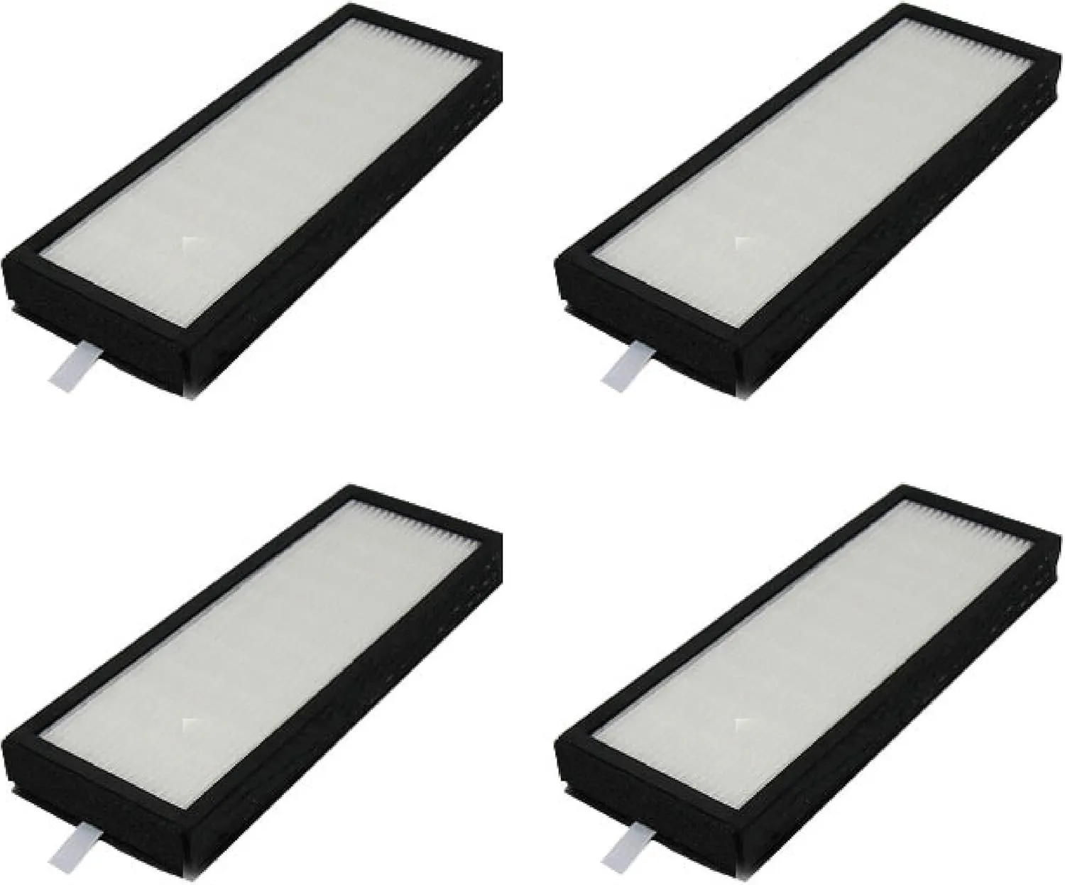 Nispira AH60010 True HEPA Filter Replacement for Hoover Air Purifier WH10100 WH10200 Oreck AK60010QPC, WK17004QPC 4 Packs