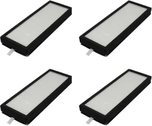 Nispira AH60010 True HEPA Filter Replacement for Hoover Air Purifier WH10100 WH10200 Oreck AK60010QPC, WK17004QPC 4 Packs
