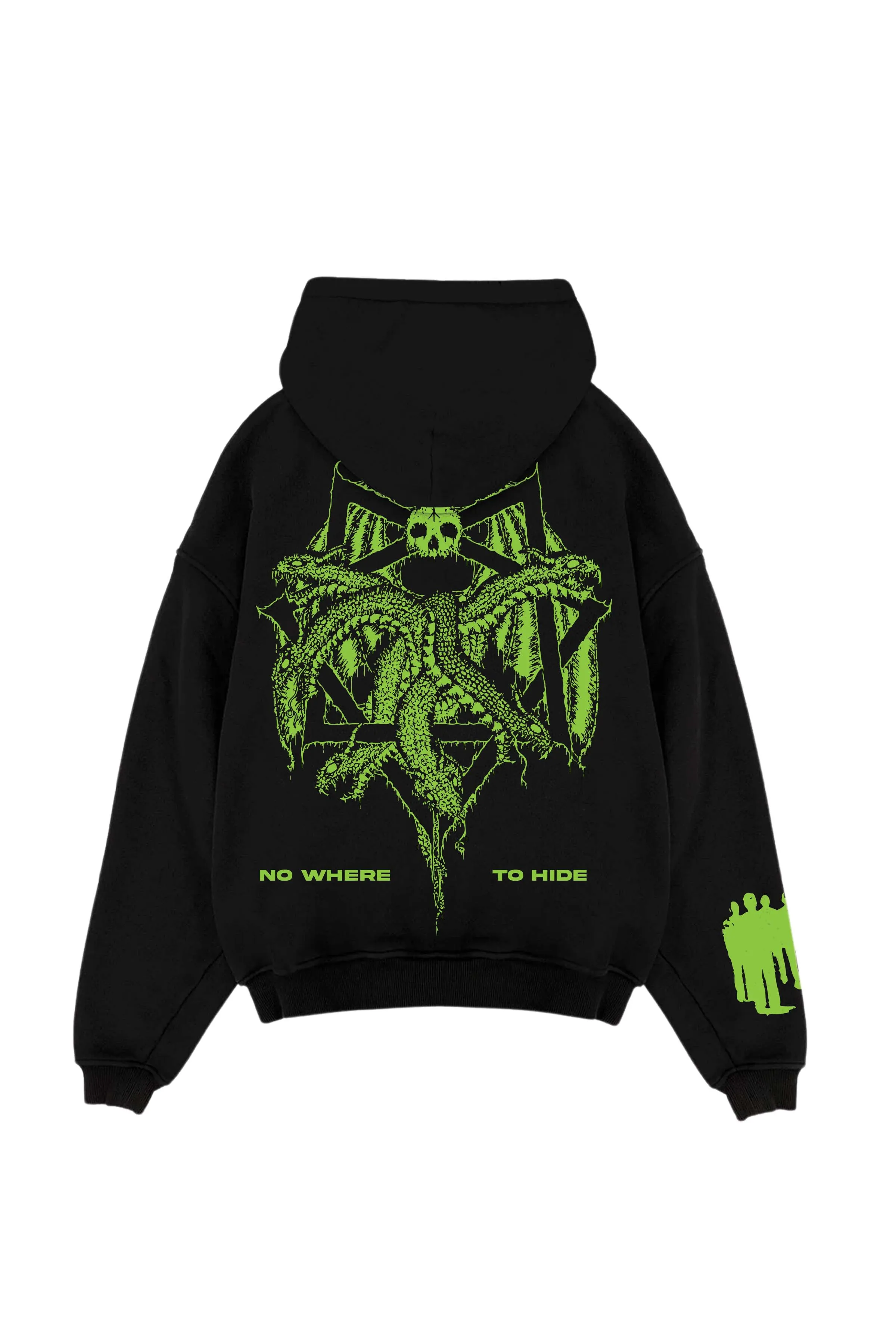 No Where To Hide Designed Oversized Hoodie