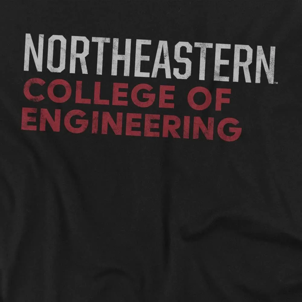 Northeastern University Official College of Engineering Unisex Adult T Shirt