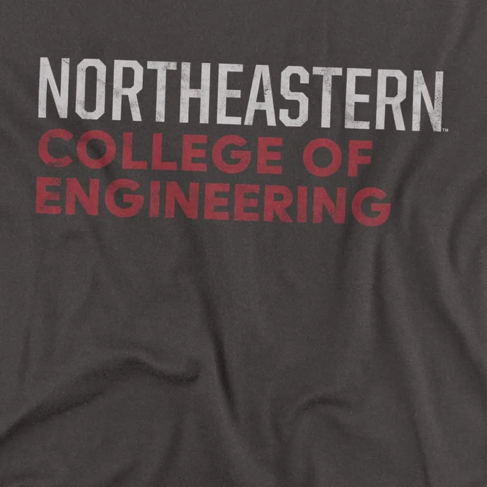 Northeastern University Official College of Engineering Unisex Adult T Shirt