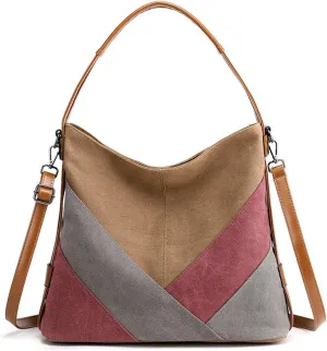 NOTAG Hobo Handbags for Women Canvas Purses and Handbags Large Casual Shoulder Bags with Removable Shoulder Strap