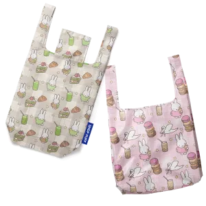 (NOW IN STOCK) Bunny Reusable Nylon Tote ✧ 2 Colors