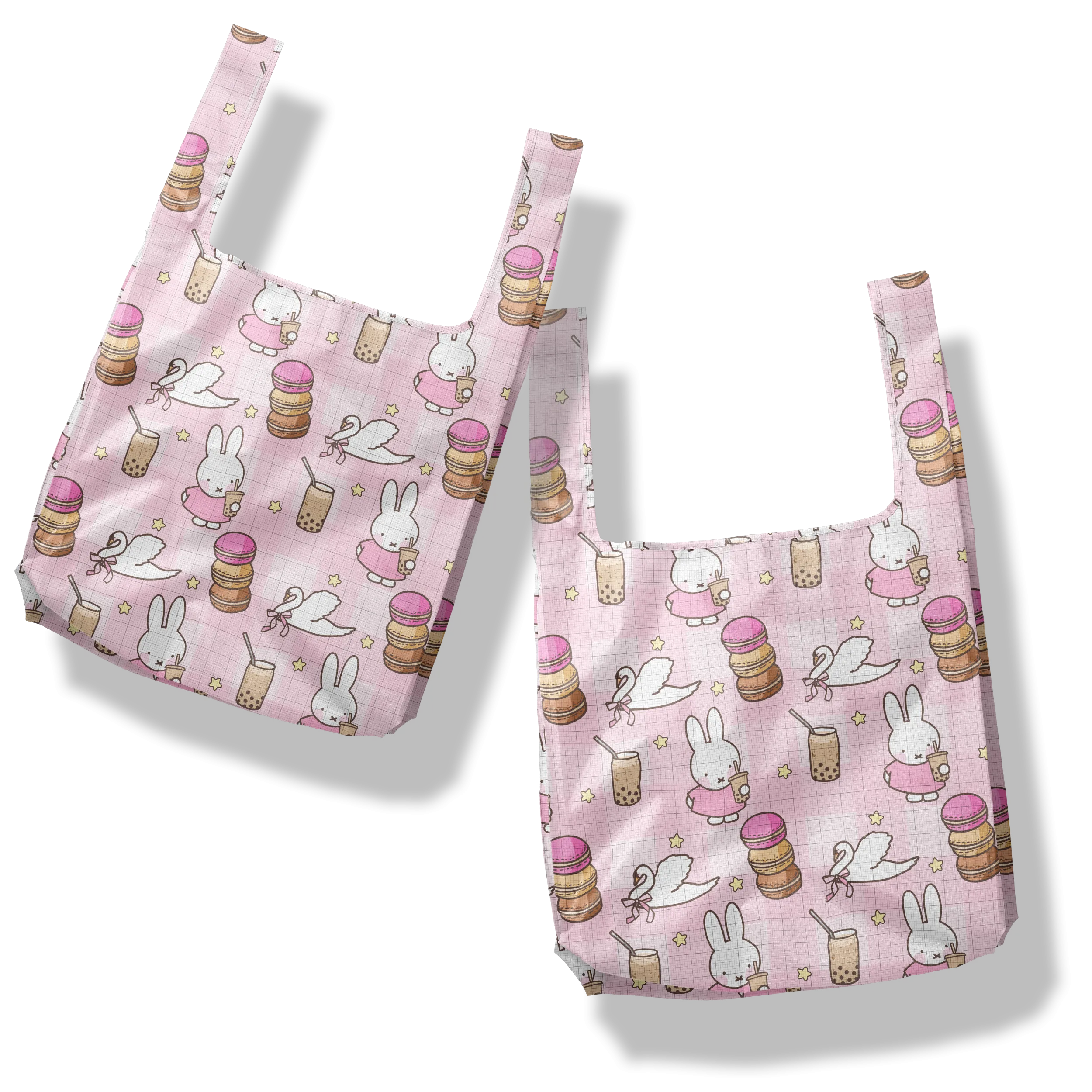 (NOW IN STOCK) Bunny Reusable Nylon Tote ✧ 2 Colors