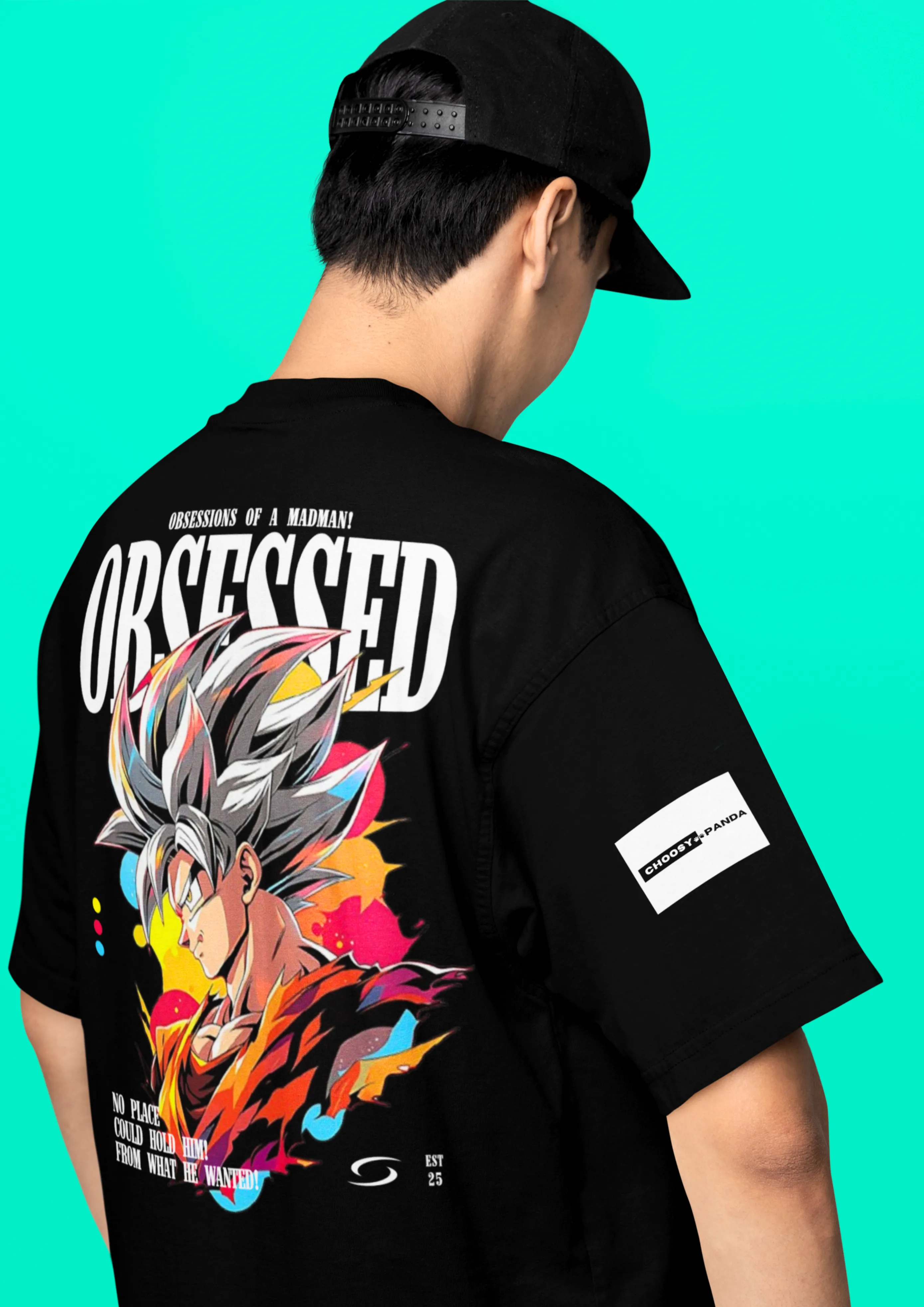 Obsessed Oversized Anime T-Shirt – Bold Graphic Streetwear Design