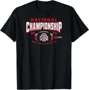 Ohio State Buckeyes Unisex-Adult T-Shirt, Black, Small, Short Sleeve, Crew Neck, College Team Fan T-Shirt