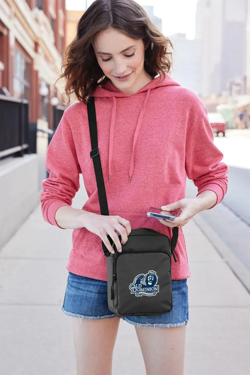 Old Dominion University Travel Bag ODU Crossbody Sling Pack for Sports Workout Running Festival Waist Pack Navy
