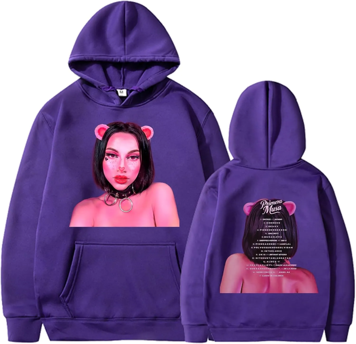 Omar hoodie Courtz，Primera merch Musa Tour 2025 Hoodies Women Men Fashion Streetwear Sweatshirts Pullover