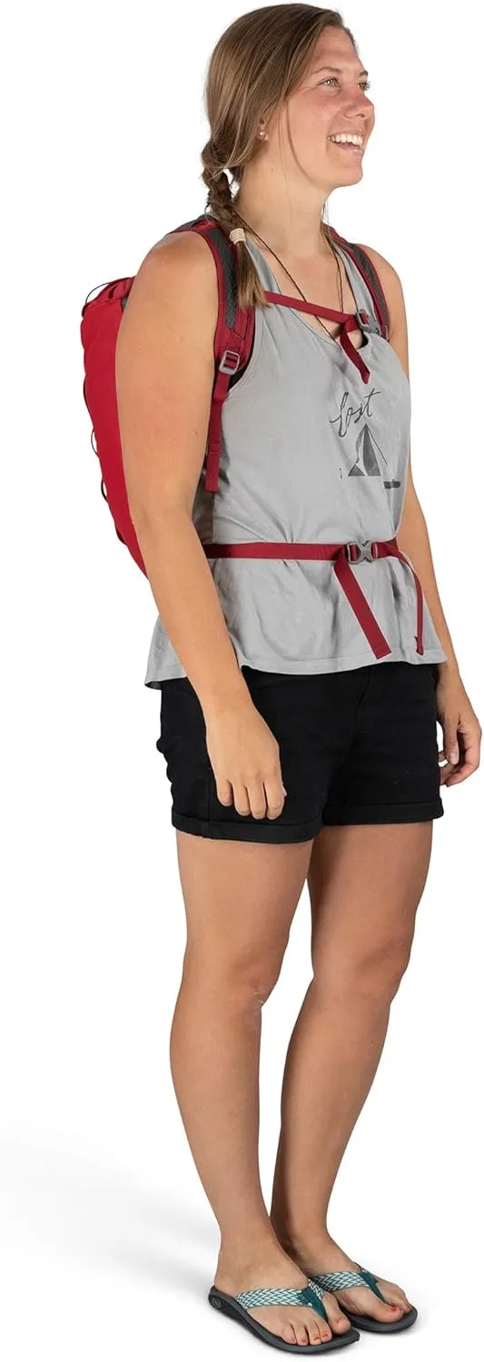 Osprey Daylite Cinch Backpack, Cosmic Red