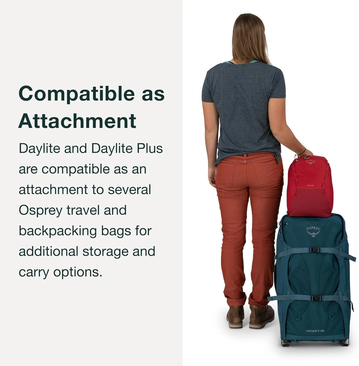 Osprey Daylite Plus Commuter Backpack, Cascade Blue/Latte Brown