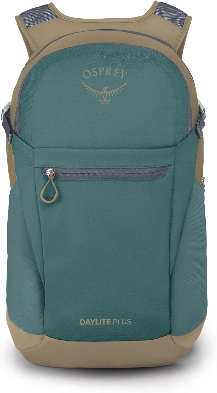 Osprey Daylite Plus Commuter Backpack, Cascade Blue/Latte Brown