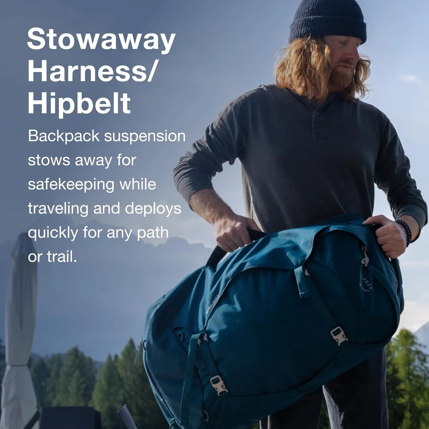 Osprey Fairview 40L Women's Travel Backpack, Black