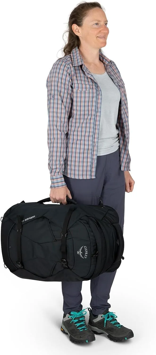 Osprey Fairview 40L Women's Travel Backpack, Black