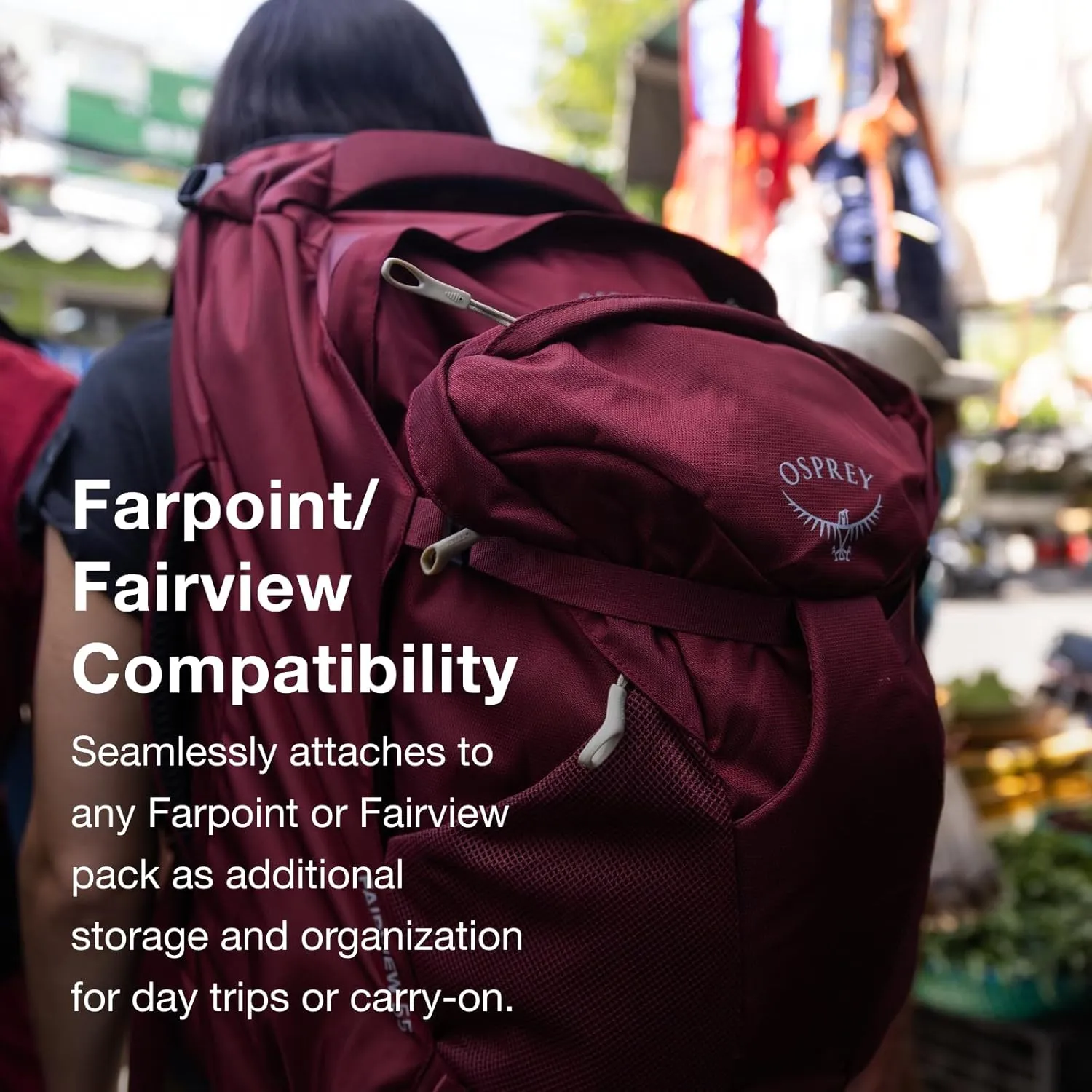 Osprey Farpoint Fairview Unisex Travel Daypack, Muted Space Blue